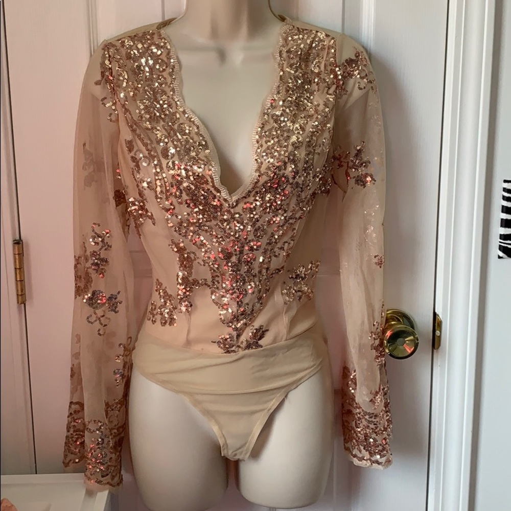 Beautiful sequin bodysuit
